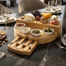 Bamboo Cheese Board & Knife