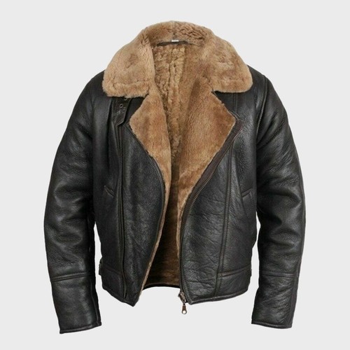 Men brown raf shearling - raf,
