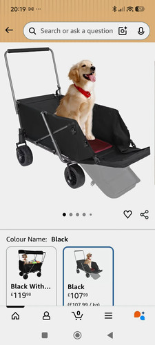 Foldable black wheel pet - foldable,