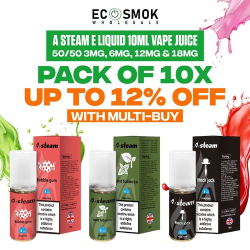 Steam liquid 10ml premium - 10ml,