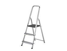 Werner 3 Tread Platform Step Ladder Aluminium EN131 Certified Lightweight