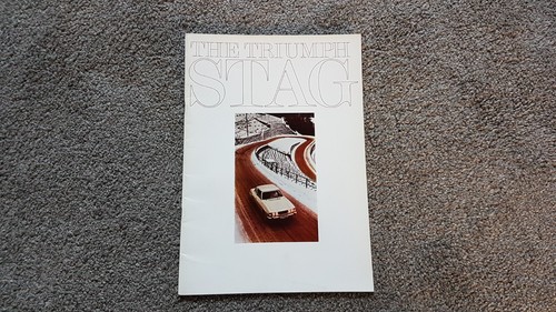 Triumph stag sales - triumph, brochure