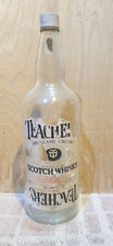 Teachers 2.27L Scotch Whisky CLEAR BOTTLE LARGE Optic SIZE EMPTY MONEY BOX BANK