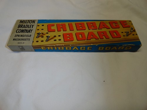 Vintage cribbage board milton - cribbage,