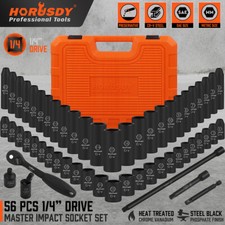 56PC 1/4" Drive Master Impact
