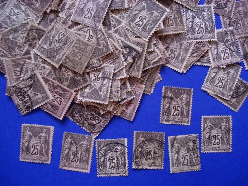 Stamp france 1877 25c - stamp,