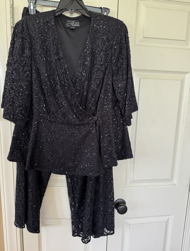Alex evenings black sequin - evenings,