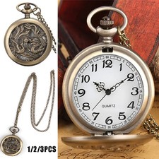 Vintage Quartz Bronze Pocket