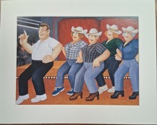 Beryl Cook mounted print -