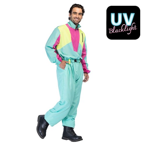Mens 80s ski suit - ski, costume