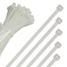 CABLE TIES  ZIP TIES WHITE