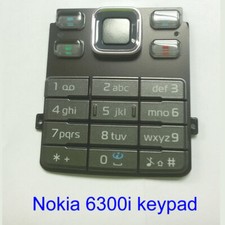 100% Genuine New Original Nokia 6300i Keypad Fascia Housing - Dark Grey 