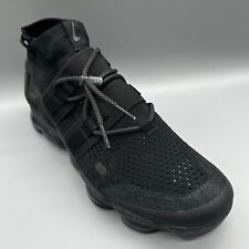 Nike Air VaporMax Utility Triple Black AH6834-001 Mens Uk 11 Trainers Sneakers