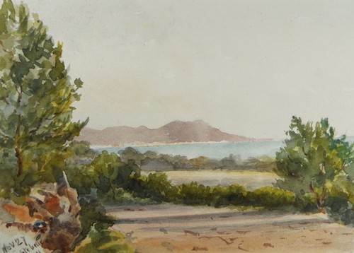 Original watercolour cotes - watercolour,, 'cotes