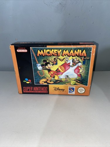 Mickey mania snes boxed - snes,