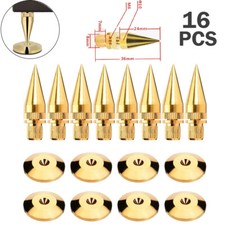 16Pcs Copper Speaker Spikes