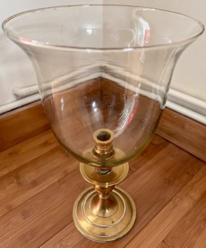 Antique brass hurricane - antique,