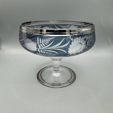 Vintage Czech  Bohemian blue