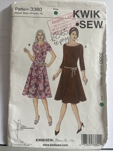 Kwik sew dress sewing pattern - kwik,
