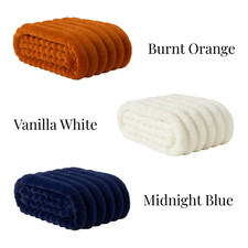 Rabbit faux fur blanket - faux,