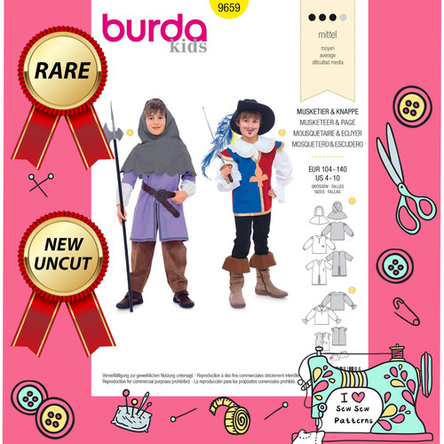 Burda sewing pattern 9659 - burda,