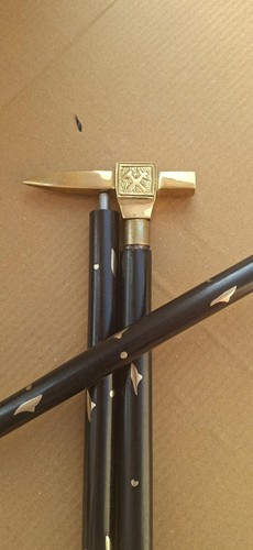 Vintage solid brass axe - solid,