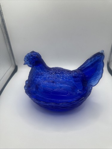 Vintage cobalt blue glass - cobalt,
