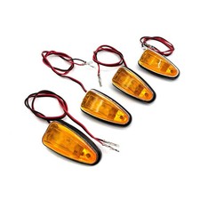 4Pcs LED Turn Signal Light Indicator Lamp For ATV Quad Motorcycle Dirt Bike