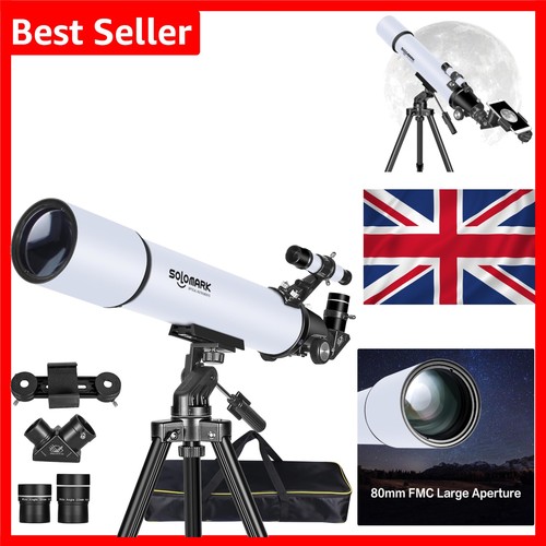 80mm refractor telescope - 80mm,