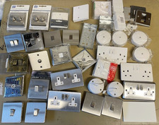 JOB LOT 40pcs Brushed Steel &