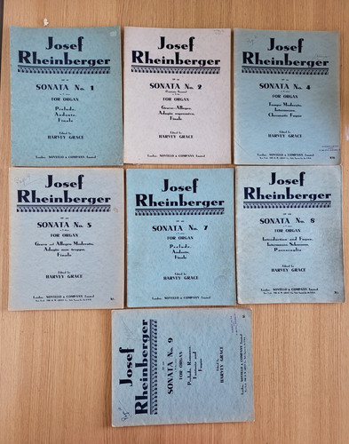 Rheinberger organ sonatas - -,