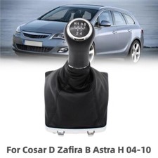 For Vauxhall Astra H Zafira B 5 Speed Gear Shift Knob With Leather Boot Gaiter.