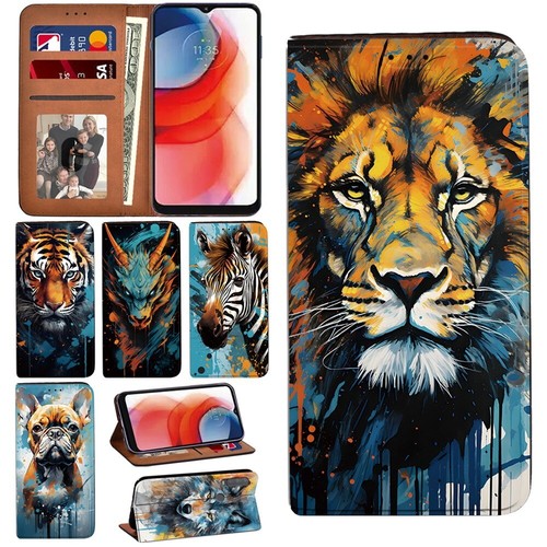 Flip leather wallet cover - flip,
