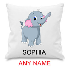 Personalised Elephant Cushion
