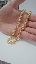 9ct Gold Chain 8mm Patterned