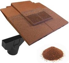 Plain Tile Sand Red Granulated