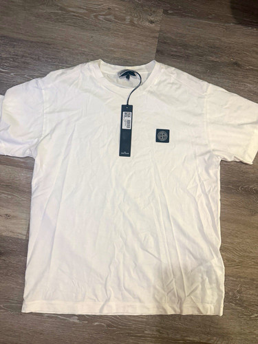 Stone island men white crew - island,