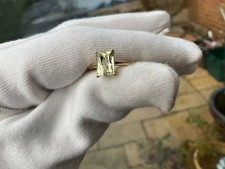 9ct Yellow Gold Canary Kunzite Ring L-M