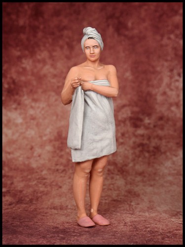 24th scale woman bath - 1:24th,