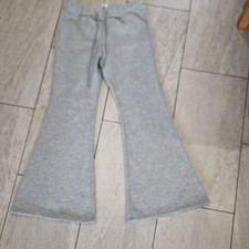 Flare Leg Leggings Women XS Short Offline Aerie Gray Stretch Fold Over High Rise