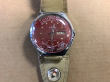 Vintage Paketa Russian Red Dial Perpetual Calendar Men's Watch