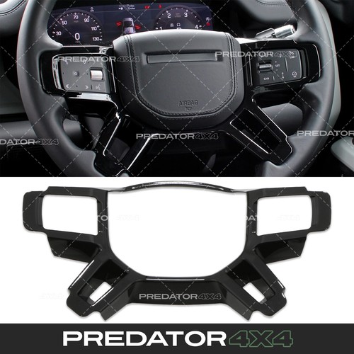 Gloss black steering wheel - steering,