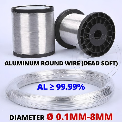 Aluminum round wire dead - round, (dead