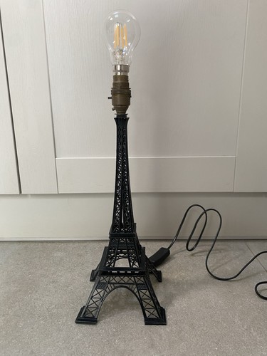 Vintage cast metal eiffel - cast,