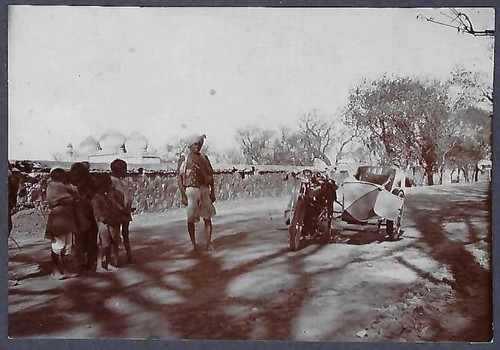 Motorbike with sidecar fault - motorbike, sidecar,