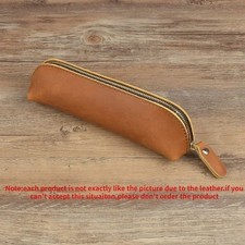 Vintage Leather Pencil Bag