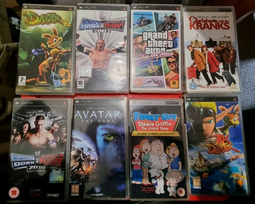Psp games and umd - and, films