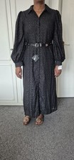 Zara Size 14 black metallic