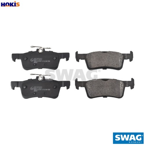 Brake pad set - pad, 10