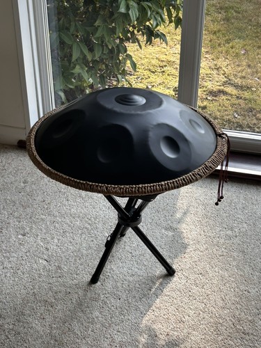 Handpan drum minor black - drum,